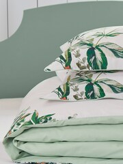 Joules White Lakeside Floral Duvet Cover and Pillowcase Set - Image 3 of 5