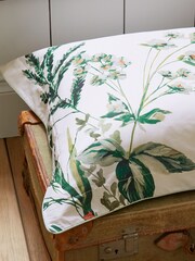 Joules White Lakeside Floral Duvet Cover and Pillowcase Set - Image 4 of 5