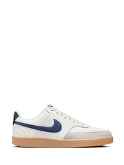 Белый/коричневый - Низкие кроссовки Nike Court Vision - Image 1 of 10