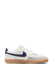 Белый/коричневый - Низкие кроссовки Nike Court Vision - Image 3 of 10