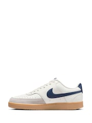 Белый/коричневый - Низкие кроссовки Nike Court Vision - Image 4 of 10