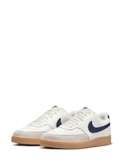 Белый/коричневый - Низкие кроссовки Nike Court Vision - Image 5 of 10