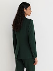Reiss Green Gabi Petite Tailored Single Breasted Suit Blazer - Image 6 of 8