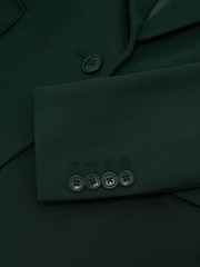 Reiss Green Gabi Petite Tailored Single Breasted Suit Blazer - Image 8 of 8