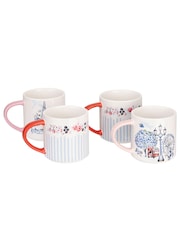 Cath Kidston Cream London Stacking Mugs 4 Pack - Image 6 of 6