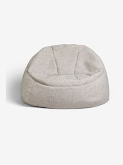 Natural Chunky Weave Bean Bag Chair - Image 2 of 4