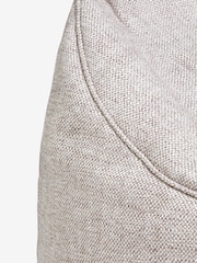 Natural Chunky Weave Bean Bag Chair - Image 4 of 4