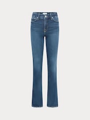 Good American Blue Soft Tech Good Classic 33" Bootcut Jeans - Image 1 of 7