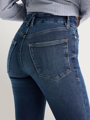 Good American Blue Soft Tech Good Classic 33" Bootcut Jeans - Image 6 of 7