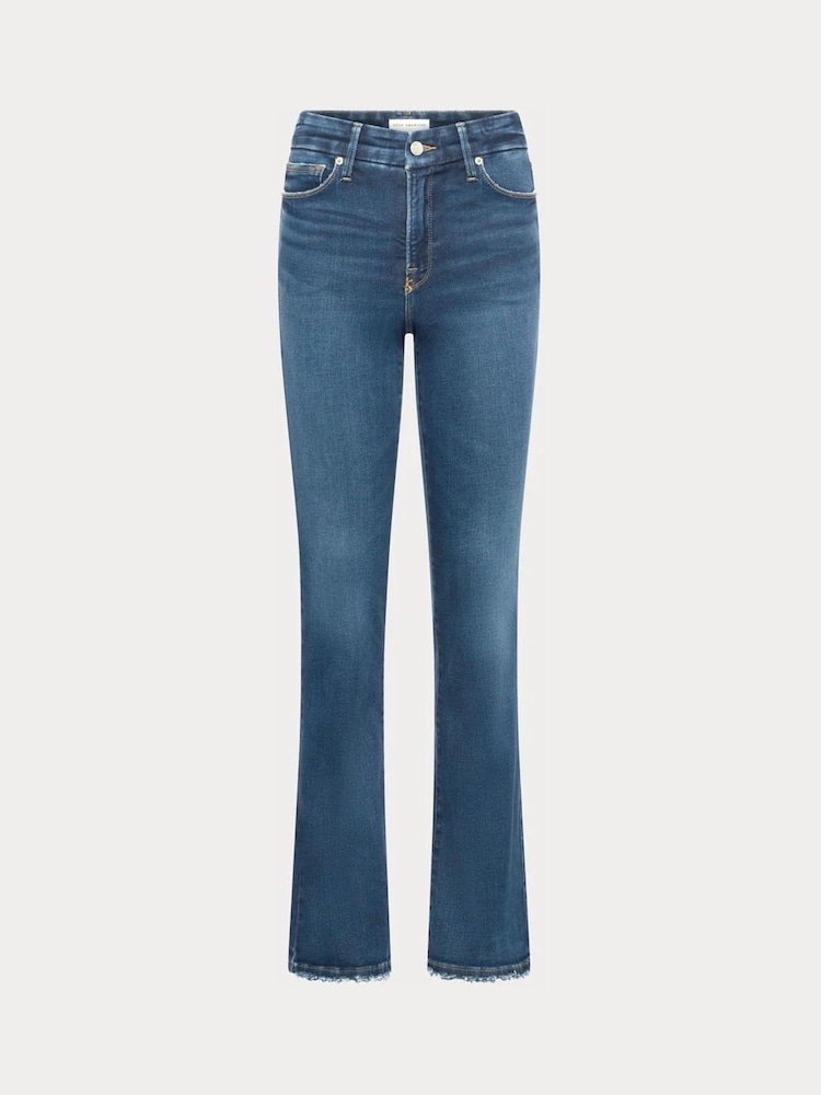 Good American Blue Soft Tech Good Classic 33" Bootcut Jeans - Image 7 of 7