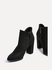 Linzi Black Freda Block Heeled Ankle Boots - Image 6 of 6