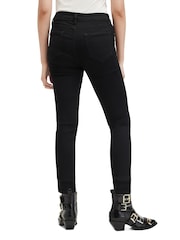 AllSaints Black Miller Sizeme Jeans - Image 2 of 8