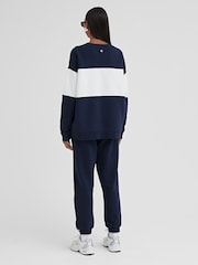 4th & Reckless Blue Parker Fourth Studio Off Duty 100% Cotton Sweatshirt - Image 3 of 5