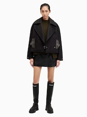 AllSaints Black Cooper Jacket - Image 3 of 6