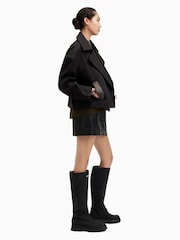 AllSaints Black Cooper Jacket - Image 4 of 6