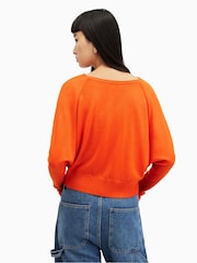AllSaints Orange Ridley M Crop Jumper - Image 2 of 6