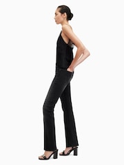 AllSaints Black Haldan Bootcut Jeans - Image 7 of 9