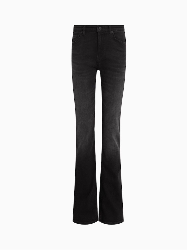 AllSaints Black Haldan Bootcut Jeans - Image 9 of 9