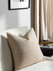 HÖEM Natural Tiona Square Woven Jacquard Cushion - Image 1 of 5