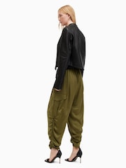 AllSaints Green Kaye Trousers - Image 2 of 5