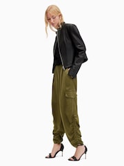 AllSaints Green Kaye Trousers - Image 3 of 5