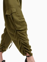 AllSaints Green Kaye Trousers - Image 4 of 5