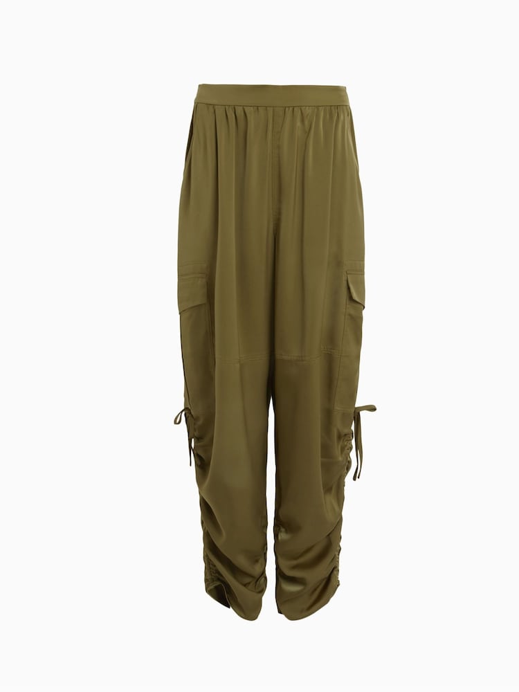 AllSaints Green Kaye Trousers - Image 5 of 5