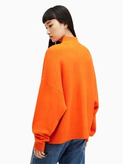 AllSaints Orange Asha Jumper - Image 2 of 6