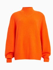 AllSaints Orange Asha Jumper - Image 6 of 6