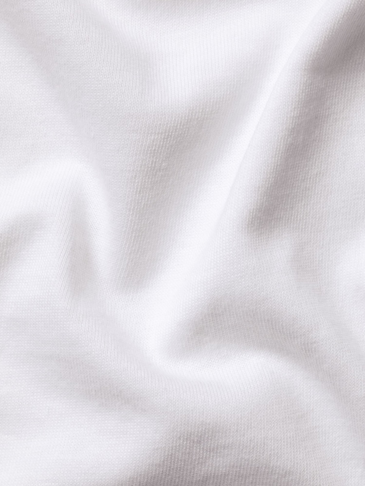 Charles Tyrwhitt White 100% Cotton Crew Neck T-Shirt 2 Pack - Image 5 of 5