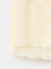 Mango Yellow Checked Midi Skirt - Image 5 of 6