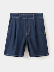 Mango Blue Denim Relaxed-Fit Bermuda Shorts - Image 2 of 4