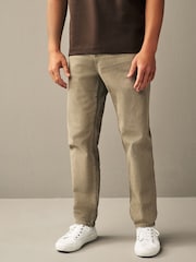 Mushroom Regular Fit Overdyed Denim Jeans - Image 1 of 7
