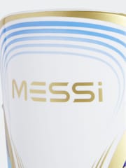 adidas White/Blue Performance Messi Match Shin Guards - Image 5 of 5