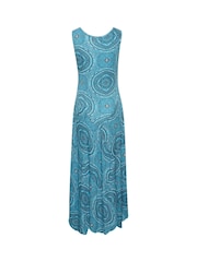 Cream Blue Bastilla Maxi Jersey Dress - Image 5 of 5