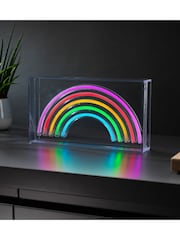 MenKind Boxed Rainbow Neon Light - Image 1 of 4