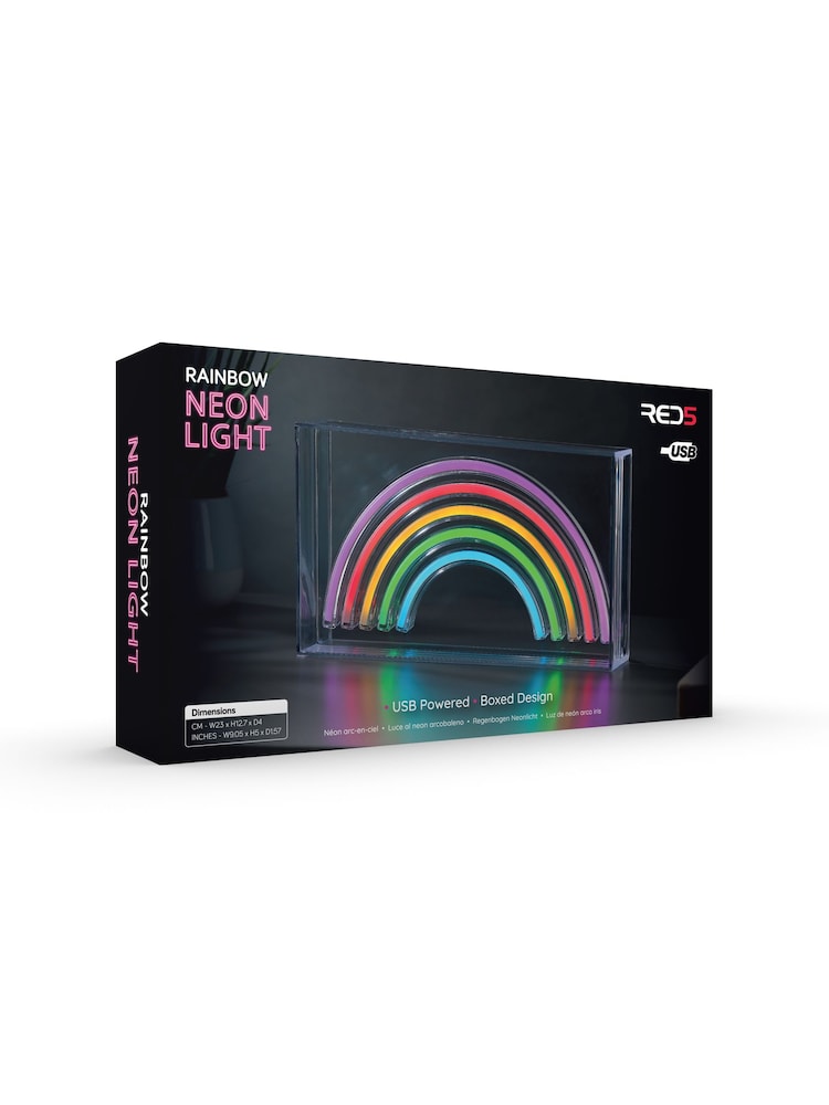 MenKind Boxed Rainbow Neon Light - Image 4 of 4