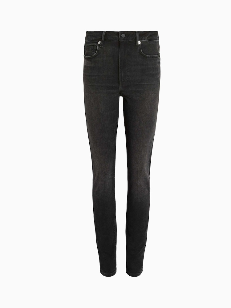 AllSaints Black Dax Vanta Sizeme Jeans - Image 7 of 7