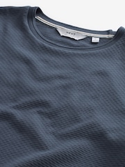 Blue Textured T-Shirt - Image 7 of 7