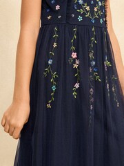 Love & Roses Blue Embellished Occasion Maxi Dress (5-16yrs) - Image 4 of 4