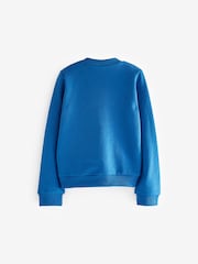 Blue Cotton Rich Frill Pocket Jersey School Cardigan (3-16yrs) - Image 6 of 7