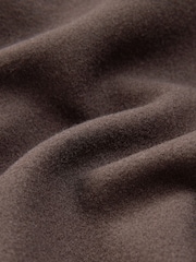Chocolate Brown Long Belted Maxi Coat - Image 6 of 6
