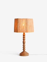 Nina Campbell Natural Ashwood Table Lamp - Image 4 of 5