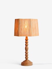 Nina Campbell Natural Ashwood Table Lamp - Image 5 of 5