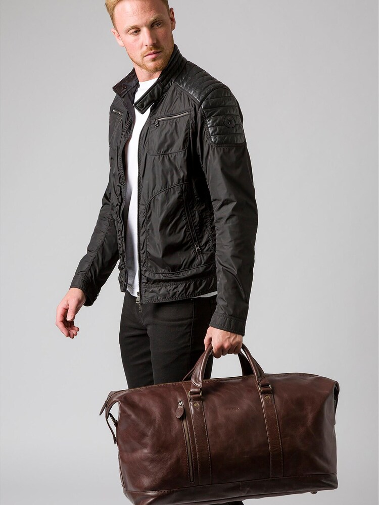 Conkca Gerson Leather Weekend Bag - Image 2 of 6