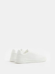 River Island White Lace Up Cupsole Trainers - Image 3 of 4