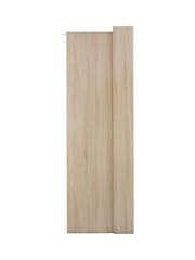 Wiemann Rustic Oak / White Peyton Glass and Mirror Sliding 2.1m Sliding Semi Fitted Wardrobe - Image 4 of 5
