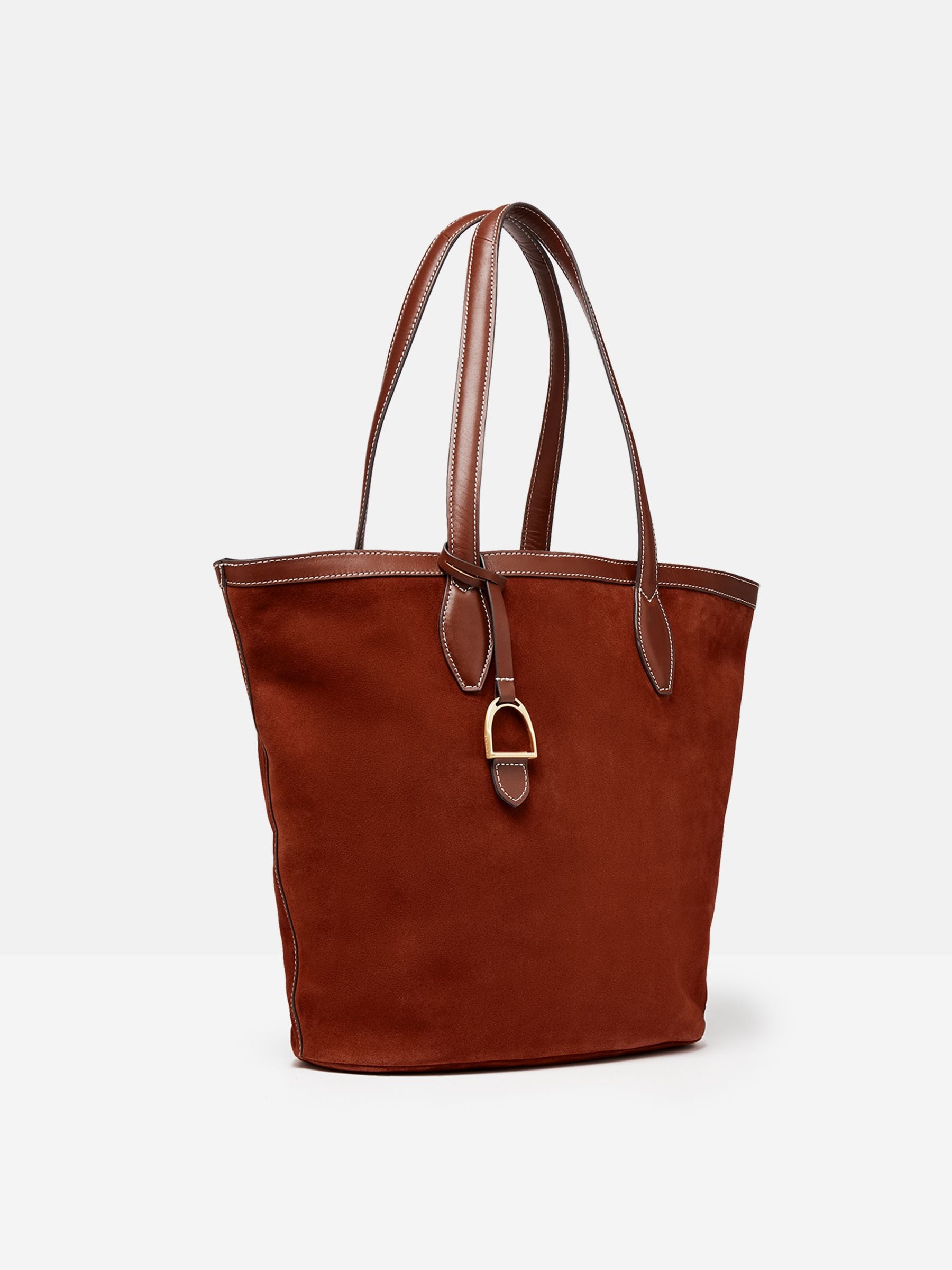Buy Joules Brown Suede Tote Shopper Bag from Next Ireland