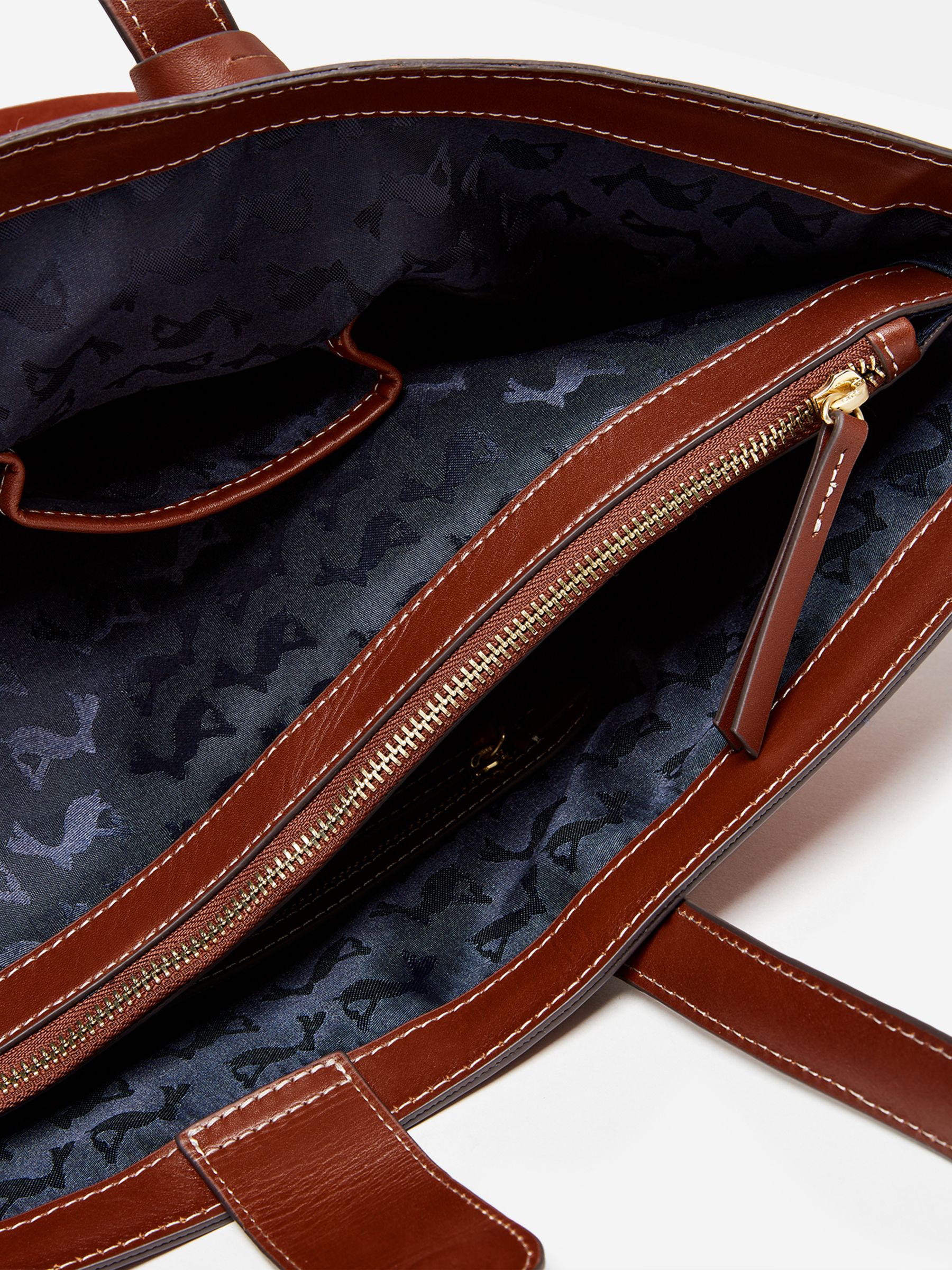Buy Joules Brown Suede Tote Shopper Bag from Next Ireland