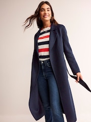 Boden Blue Bristol Wool Blend Coat - Image 1 of 6